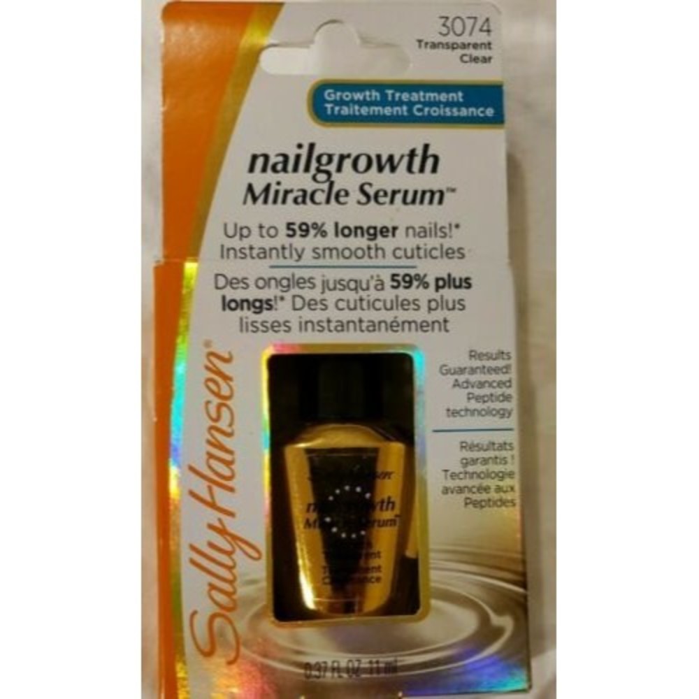 Sally Hansen Nail Growth Miracle Serum Nail & Cuticle Treatment 0.37 fl oz CLEAR